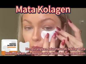 OUHOE  Topeng Mata Kolagen   Garis-Garis Halus Di Sekitar Mata Corak Ekor Ikan Lingkaran Hitam Melembapkan dan Menegangkan Kulit