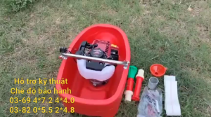 Máy Thuyền Thả Nổi Động Cơ 4 Thì - Máy Bơm Nước Honda GX35