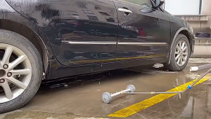 High Pressure Washer with 4 Nozzles Multifunctional 3 connecting rods for Car Undercarriage Cleaning Road Cleaning