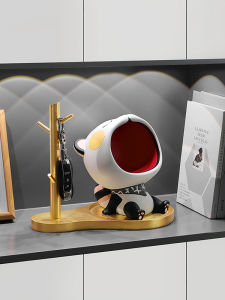 Cartoon Large Mouth Key Storage Entrance Table Decor Practical New Home Moving Gift Resin Cute Style Home Decoration Accessories