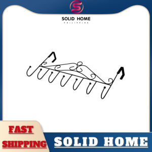SOLID HOME Door Rear Hook Clothes Hanging Door Rear Rack Kitchen Rack Nail Free Clothes Hook Back Door Hanger