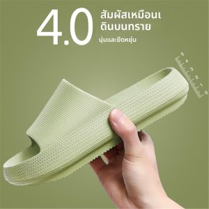 รองเท้าแตะบ้านสำหรับผู้ชาย พื้นหนา 2021 รองเท้าแตะในห้องน้ำแบบสวมสบาย ทรงส้นแบน รองเท้าแตะแบบสวมสบายสำหรับฤดูร้อน