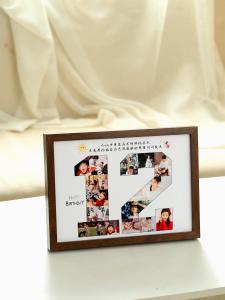 Modern Minimalist Wooden Picture Frame Birthday Gift Couple Anniversary Keepsake Digital 5 Rectangle Home Decor Photo Frame