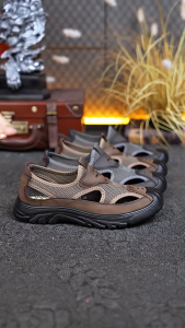 FLASH SALE AKHIR TAHUN Sepatu Pria Kulit Slip On 39-44 Sepatu Sandal Selop Terbaru 2025 Kasual Fantovel Loafer