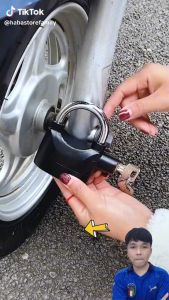 Ổ khoá Chống Trộm Xe Máy Có Chuông Báo Động An Toàn