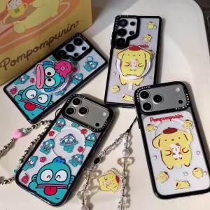 Sanrio | Ốp Điện Thoại Từ Tính Sanrio Ugly Fish Mermaid Hanton Kèm Dây Đeo Cho iPhone 17/16/15/14/13 Pro Max - Chống Sốc Chống Xước Chống Nước Chất Liệu Nhựa