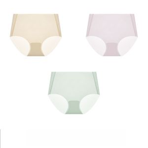 MiiOW | Quần lót tam giác Ice Silk cho nữ mỏng liền mạch thoáng khí kháng khuẩn thoải mái quần đùi cotton nguyên chất cạp vừa mùa hè 2025
