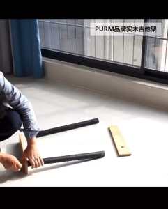 Multi Guitar Stand Solid Wood Floor Standing Guitar Stand Musical Instrument Stand Upright Guitar Rack With Padded Foam