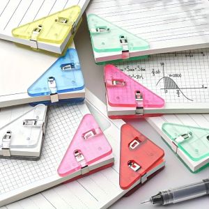 Multi Color Triangular Corner Clip Multifunctional Student Book Clip Paper Storage Tool Folder Office Desktop Storage Tool