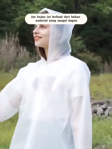 JMT- Jas  Hujan  EvanJas Hujan Dewasa Pria  Wanita / Jas  Hujsn Terbaik 2022 /Jas Hujan Eva  Rain Coat  Korea Tebal  Dan  Kuat