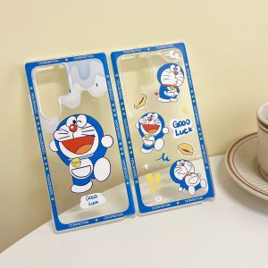 Lovely Cartoon Doraemon Soft Cases for Samsung S24Ultra S23Ultra S22Ultra Phone Case for Galaxy S24 S23 S22 S21 S20 Note20 Ultra Plus FE Shockproof Phone Protective Cover for Samsung S24Plus S23Plus Back Shell