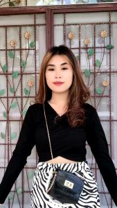 (S-XL) (COD) DMS Fashion T-shirt Sling Crop Top Long 2537