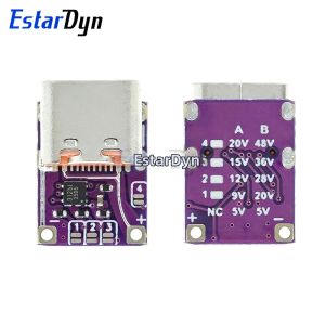Sạc Nhanh PD3.0 PD3.1 QC3.0 Mô-đun Lừa Dối Giao Diện DC Type C Kích Hoạt Điện Áp 5-48V Có Thể Điều Chỉnh Cho Các Ứng Dụng Máy Tính