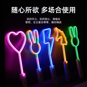Đèn LED Neon Cầm Tay Lớn Có Thể Tái Sử Dụng Đèn Hiệu Ứng Màu Thay Đổi Đèn Hiệu Ứng Sân Khấu Đèn Hiệu Ứng Biểu Diễn