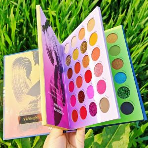 YANINGNI 72-Color Eyeshadow Book Matte Shimmer Pigments Student Stage Natural 3-Year Shelf Life Waterproof Sweatproof