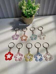 50 pcs || Souvenir Gantungan Kunci Bintang Bening || Keychain Bintang Murah || Souvenir Pernikahan dan Acara Lainnya ||