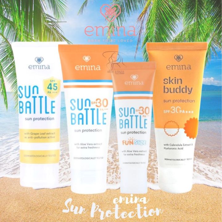 Emina Sun Protection Emina Sunscreen Lazada Indonesia