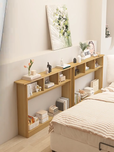 ชั้นวางของ ตู้ข้างเตียง ตู้เก็บของข้างเตียง โต๊ะข้างเตียง แบบแคบ สีขาว/วอลนัท ประกอบง่าย สามารถใส่ในห้องนอนและห้องนั่งเล่นได้ มุมโซฟา ประหยัดพื้นที่