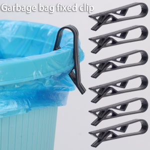 2-10Pcs Trash Bag Fixed Clip Universal Plastic Garbage Basket Bag Fixed Holder Slip-Proof Sealing Clip