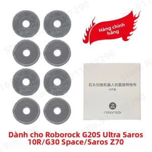 Roborock | Roborock G20S Ultra/Saros 10R/G30 Space/Saros Z70 Miếng Lau Nhà Chính Hãng Vải Thay Thế Miếng Lau Nhà Phụ Kiện Máy Hút Bụi