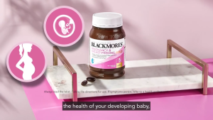 Blackmores Pregnancy & Breast-feeding Gold 180 Capsules เตรียมตั้งครรภ์และให้นมบุตร【EXP:2027】