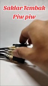Saklar Tembak Piw piw / Sakelar Dim Microswitch Piwpiw / Micro limit switch 3pin SPDT-NC dg Kabel