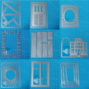 frame house Window Metal Cutting Dies Stencils For DIY Scrapbooking Decorative Embossing Handcraft Die Cutting Template