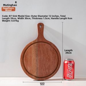 MOLORE | Round Wood Pizza Tray