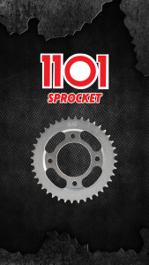 1101 Rear Sprocket For CT100/Fury125 32T-51T Transmission Gears Made In Thailand High Quality