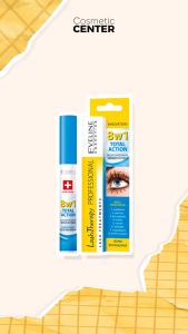 Serum dưỡng mi dài dày cong chắc khỏe Eveline 8 B 1 Total Action Lash Therapy professional