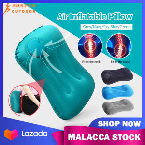 Air Inflatable Pillows Travel Hiking Camping Pillow Portable Sleeping Airplane Car Cushion Pillow U-Shaped Neck Support Square Pillows