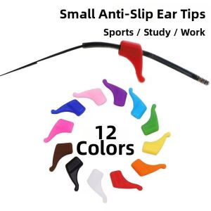 Non-slip Anti-fall Glasses Ear Hooks Silicone Ear Pads