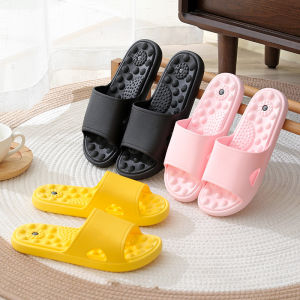 Phụ Nữ Slide Dép mát-xa chân dép đi biển mùa hè Cặp Vợ Chồng Mềm Mại Nhà Người Đàn Ông chống trượt Phòng Tắm Giày bệt Thời trang