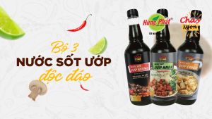 Nước Sốt Ướp Khìa Chay Ngon Dùng Nấu Món Ăn Thơm Ngon Tròn Vị Chai 500ml - Thương Hiệu Hùng Phát
