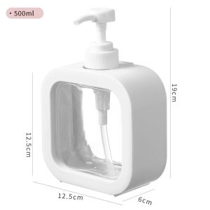 other | Large-Capacity Soap Dispenser Bottle Transparent Visible Plastic Press Bottle Suitable for Travel Kitchen Bathroom