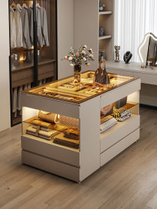 ZUNTONGGE | Mobile Jewelry And Bag Storage Cabinet