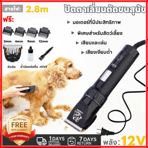 พร้อมส่ง ปัตตาเลี่ยนตัดขนสุนัขเสียบปลั๊ก มีสายไฟ เสียบปลั๊กไฟบ้าน ที่ตัดขนสุนัข ใช้งานต่อเนื่อง รุ่นK-585