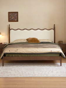 WEISHA | Leather Soft Rely Wooden Bed 1.8m