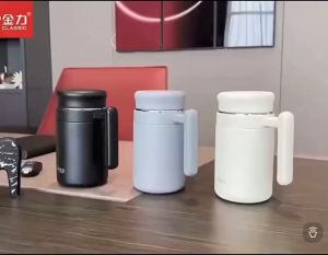 OHHDEER 500ML Thermal Tea Mug with Infuser Insulated Office Cup with Strainer Leakproof Design Cup