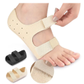 1 pair of flat foot orthoses, plantar fasciitis, arched support, cuff pads, orthoses, heel protection, relief. 