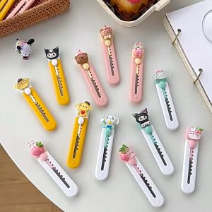 SHOPHOME - Pisau Cutter Mini Karakter Lucu Silet Kecil Murah Perlengkapan Sekolah & Kantor AD04