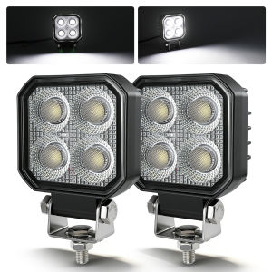 HAOLIDE 3INCH LED Work Light White Driving Light 4-Lens Floodlight Super Bright 12V 24V for Tractor Truck off-road use Baot IP68