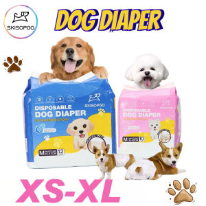 SKISOPGO XS-XL Dog Diapers Disposable Dog Diapers Absorbtion Diaper Pads Puppy Training Diaper Dog Supplies
