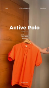 Kanvas Active Polo Shirts for Men & Women with Collar & Buttons Formal Tops Mens Golf Sports Wear Basic Plain Orange