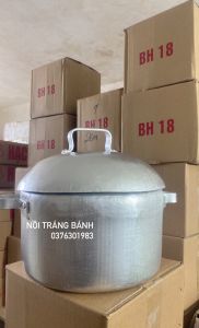Nồi Tráng Bánh cuốn bánh ướt bằng Nhôm 22cm 26cm