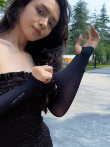 1 Pair Anti-UV Ice Silk Sun Protection Arm Sleeves Arm band Cotton Spandex band Cotton Men and Women