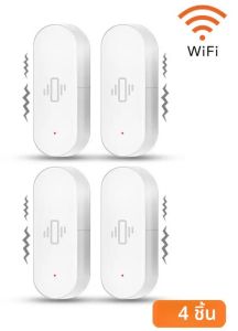 Tuya WiFi เซ็นเซอร์สั่นสะเทือน การตรวจจับที่ละเอียดอ่อน การแจ้งเตือนอัจฉริยะ การใช้ชีวิตอัจฉริยะจากความปลอดภัย เข้ากันได้กับ Alexa/Google Home