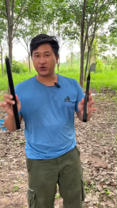 ด้ามต่อมีดกรีดยางหน้าสูงหน้าต่ำ ด้ามต่อแบบหมุนเข้าหมุนออกได้ ด้ามต่อ ด้ามต่อมีดกรีดยาง