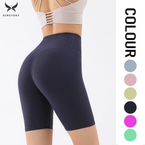 High Quality High Waist Yoga Pants Energy Seamless Leggging Super Stretchy Gym Tights Sport Short Pants Yoga Shorts Short Legging Tummy Control Workout Pants