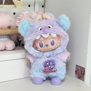 Labubu 17cm Trang Phục Màu Tím Chuyển Động Từ Nhẹ Sang Đậm Cho Búp Bê Nhỏ Đồ Chơi Thời Trang Cho Búp Bê